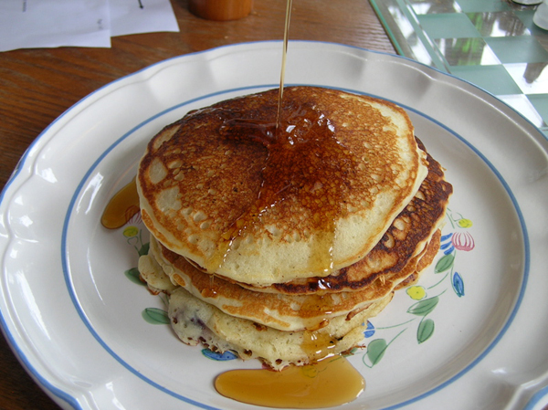 regent serviceberry pancakes